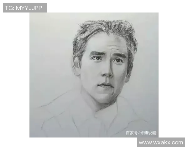 卡卡足球明星素描头像男士艺术作品展现其独特魅力与风采